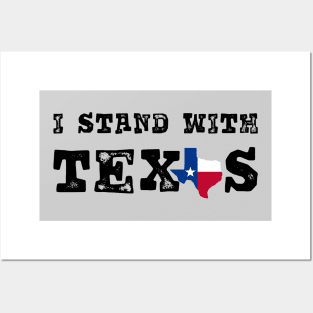 I stand with texas Posters and Art